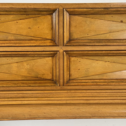 Rare Sculptural Diamond-Front Sideboard by Osvaldo Borsani for ABV, Italy, 1950s Sideboards