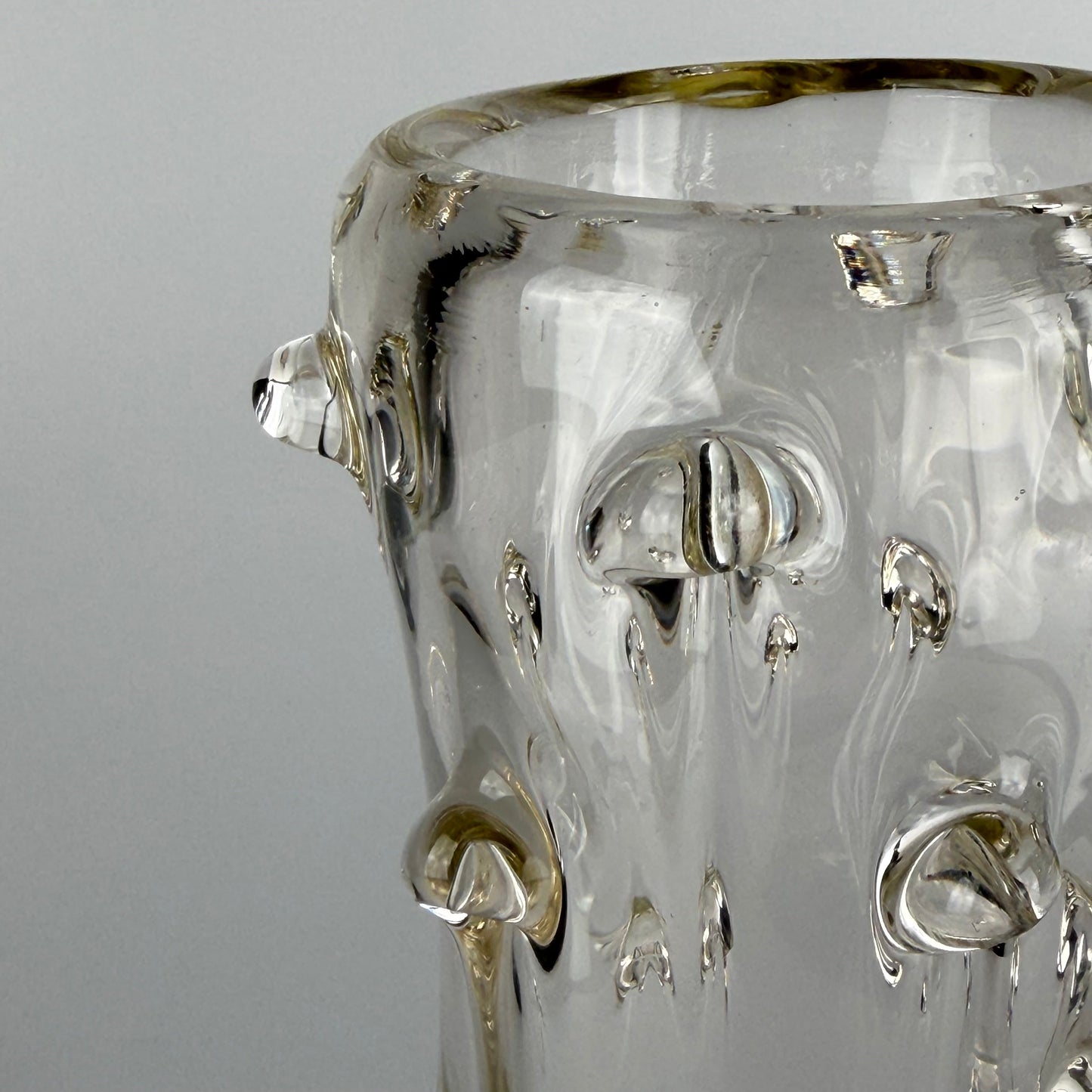Rare "a Mugnoni" Murano Glass Vase by Ercole Barovier for Barovier & Toso, 1938 Vases