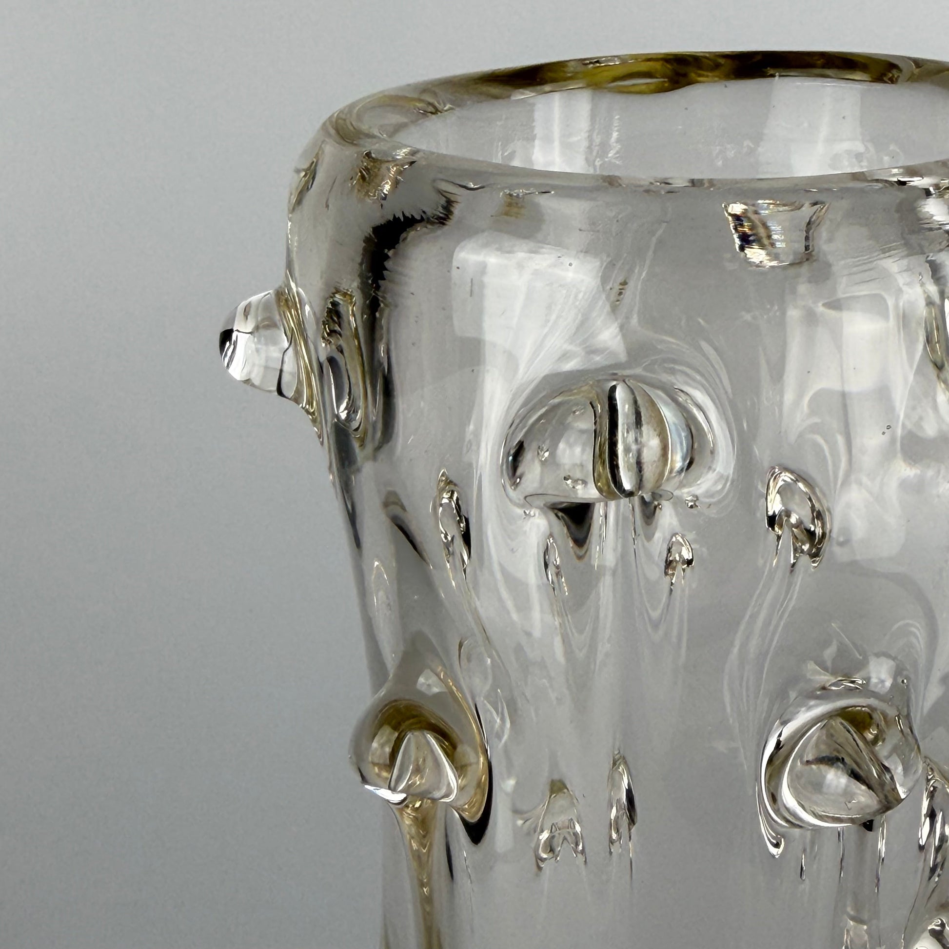 Rare "a Mugnoni" Murano Glass Vase by Ercole Barovier for Barovier & Toso, 1938 Vases