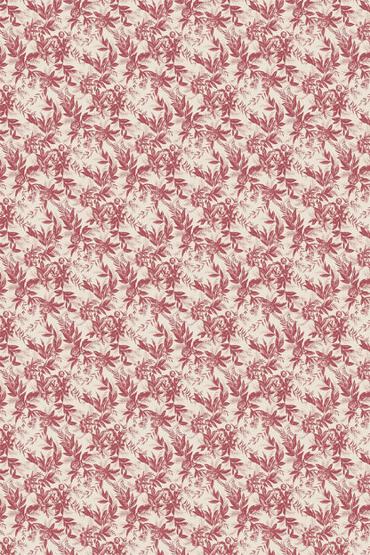 Recollection Wallpaper in Chilli Pepper by Papier