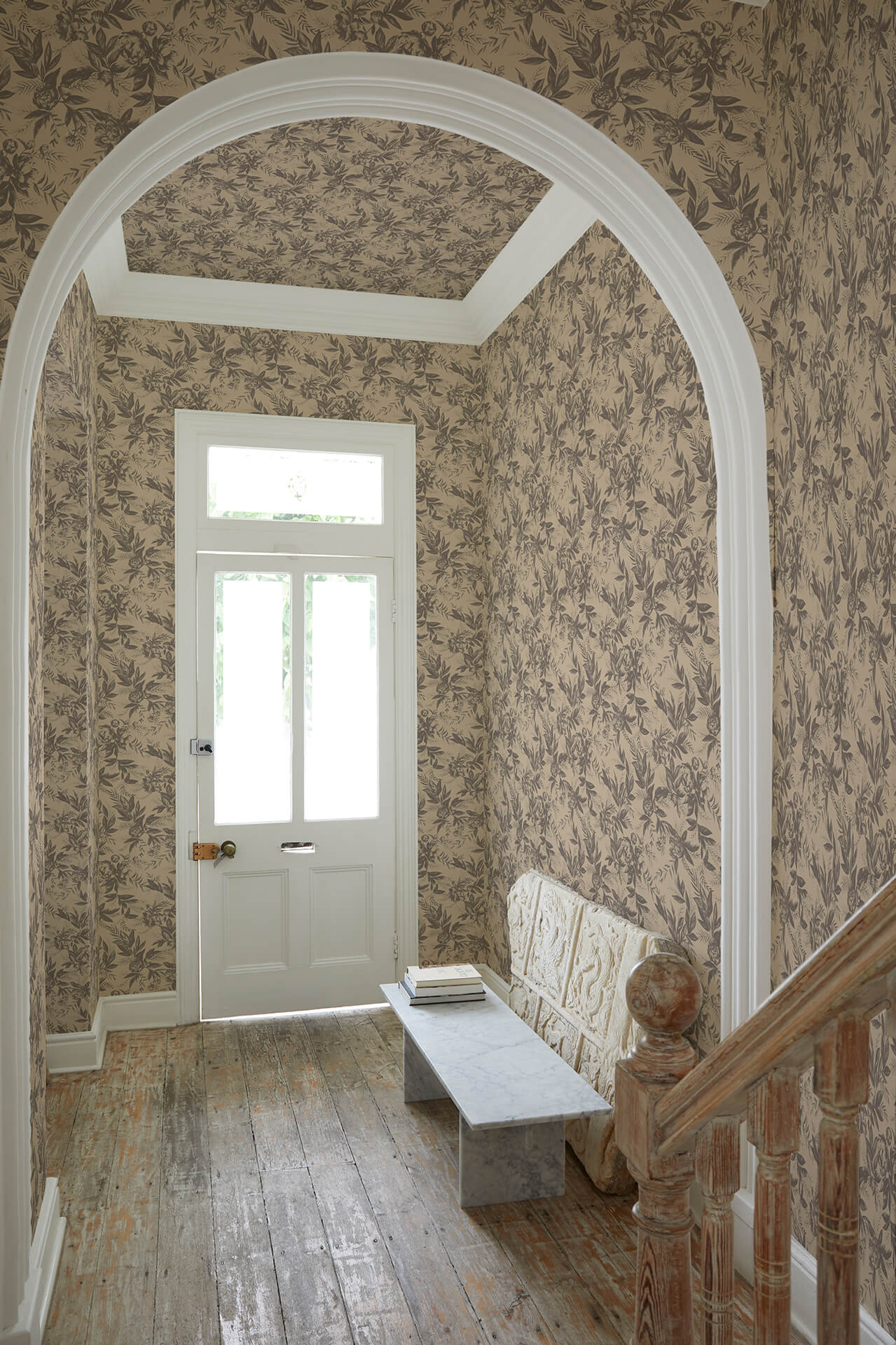Recollection Wallpaper in Roasted Cashew by Papier, second view