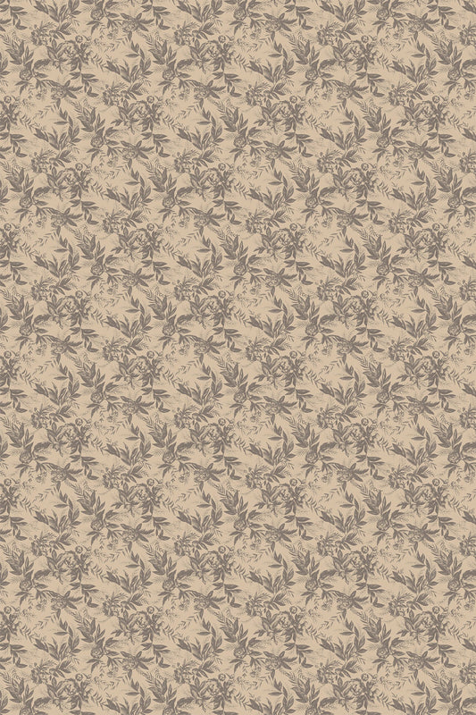 Recollection Wallpaper in Roasted Cashew by Papier
