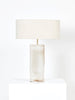 Rectangular Ceramic Lamp in Coral White Table Lamps