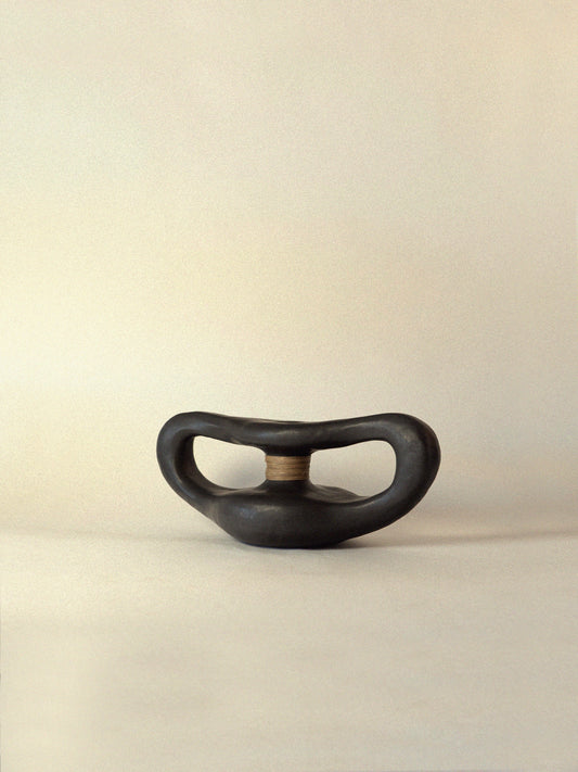 Reed Wrapped Vase Vases