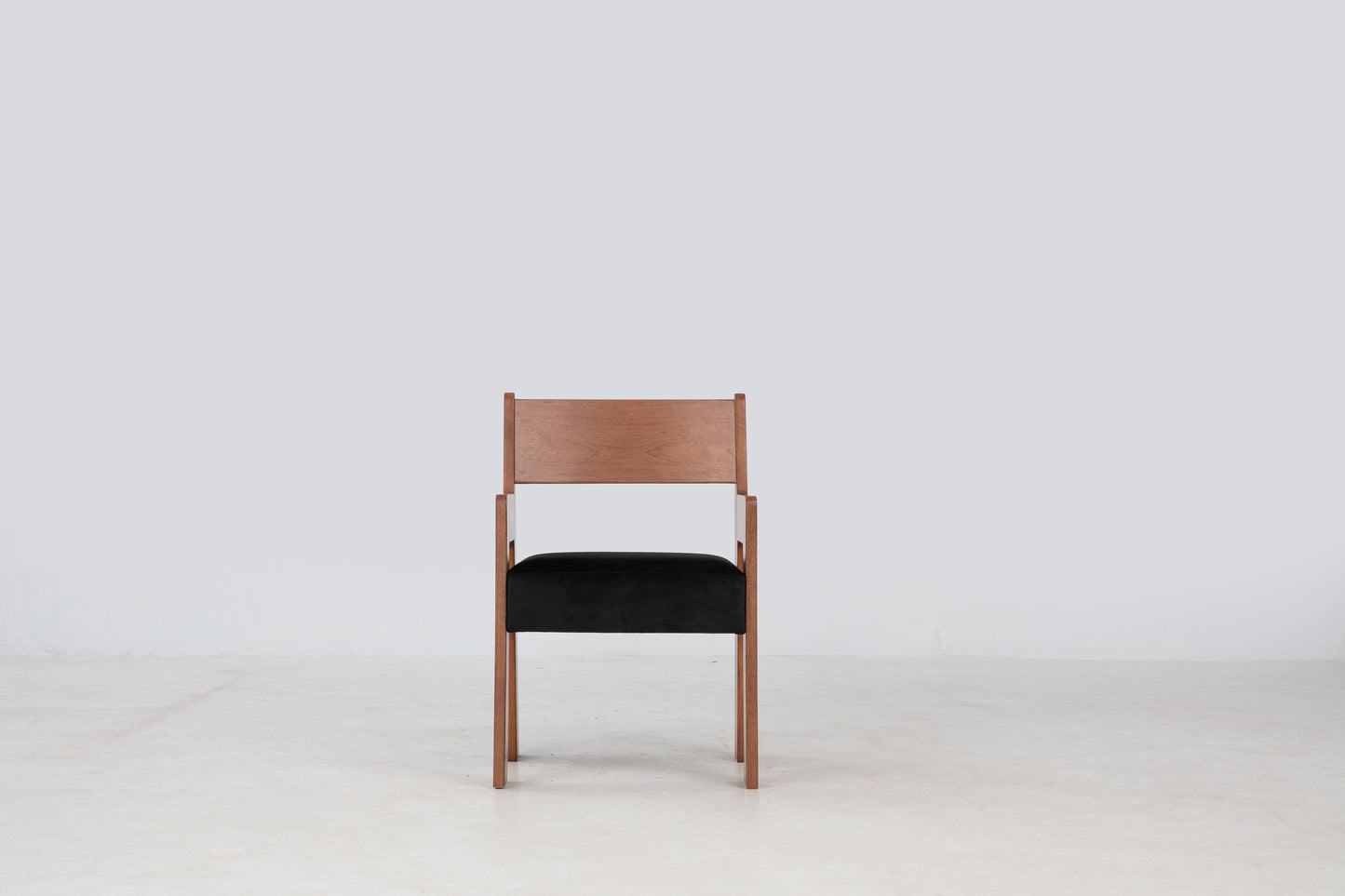 Reka Armchair in Amber and Black Velvet by Sun at Six Chairs