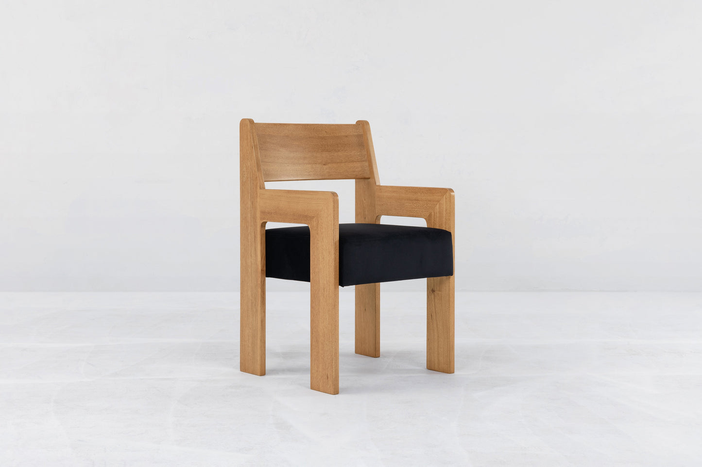 Reka Armchair in Clay/Black Velvet Chairs