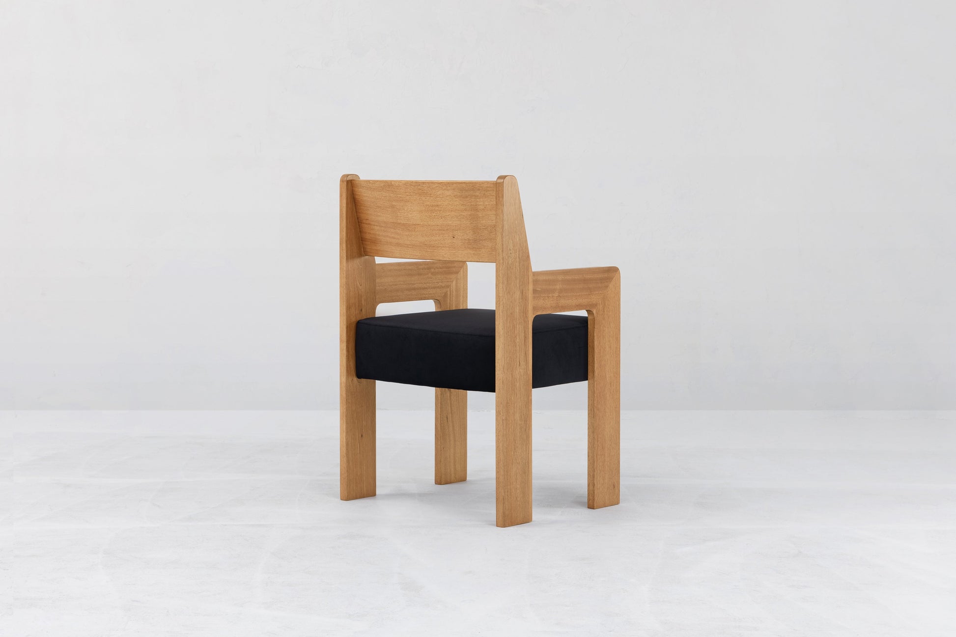 Reka Armchair in Clay/Black Velvet Chairs