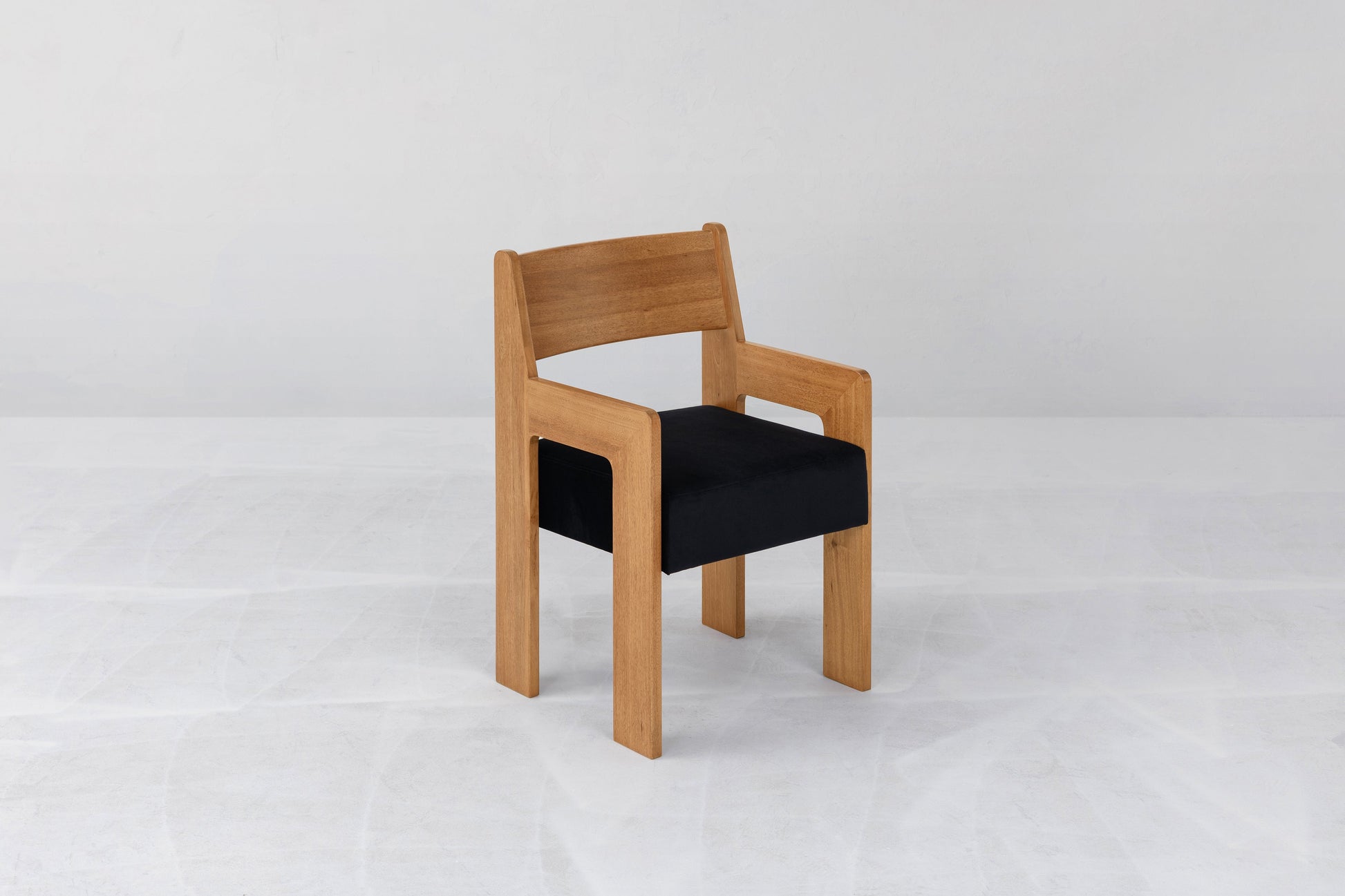 Reka Armchair in Clay/Black Velvet Chairs