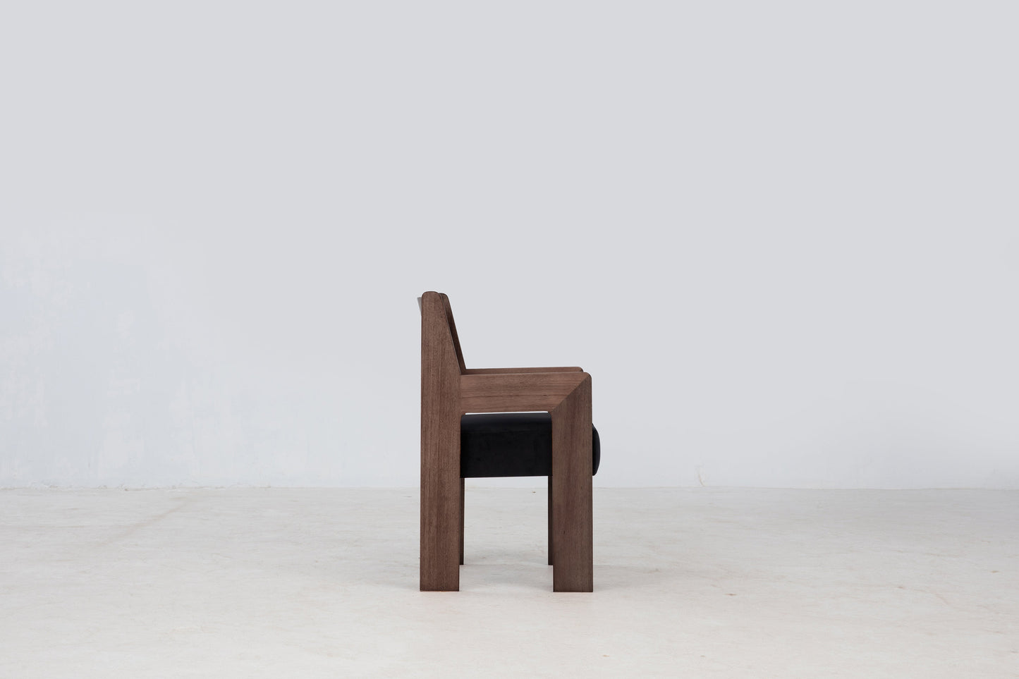 Reka Armchair in Cocoa and Black Velvet  by Sun at Six Chairs