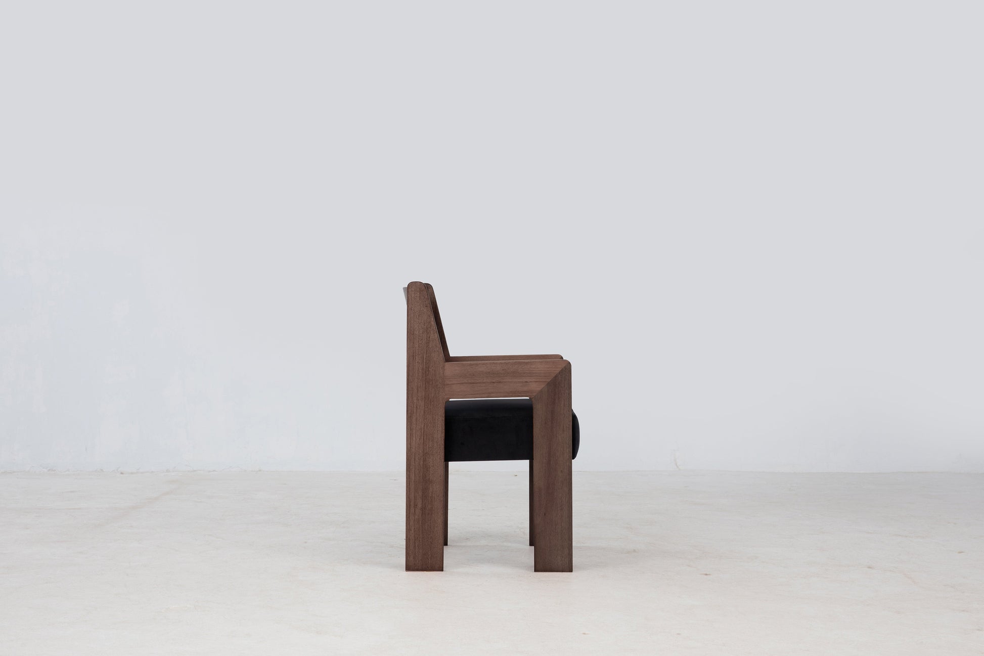 Reka Armchair in Cocoa and Black Velvet  by Sun at Six Chairs