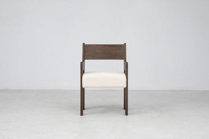 Reka Armchair in Cocoa/Cream Boucle Chairs