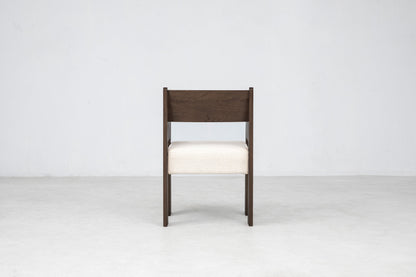 Reka Armchair in Cocoa/Cream Boucle Chairs