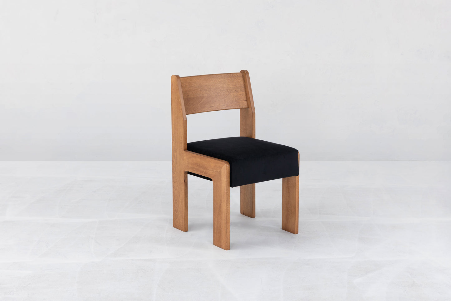 Reka Side Chair in Clay/Black Velvet Dining Chairs