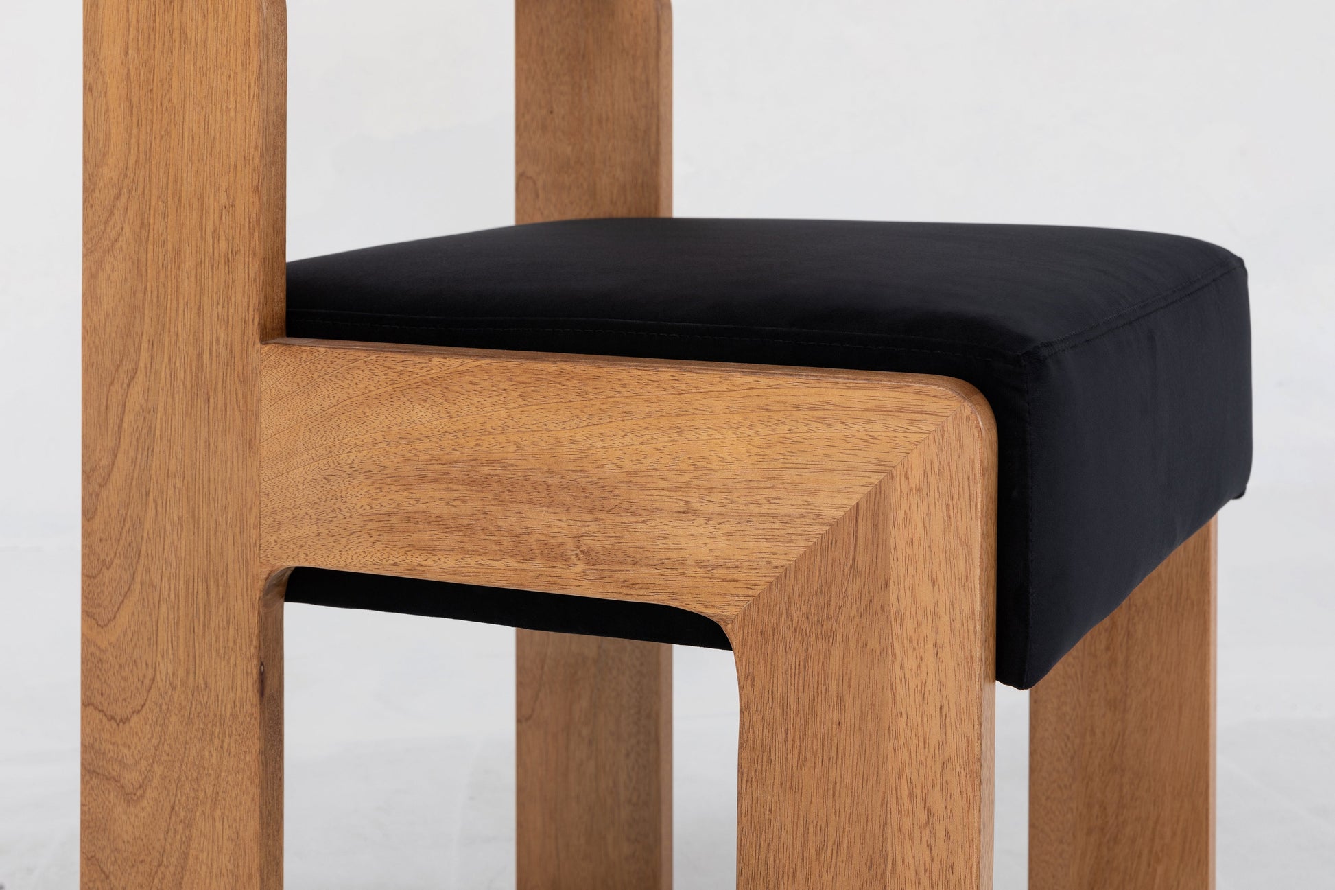 Reka Side Chair in Clay/Black Velvet Dining Chairs