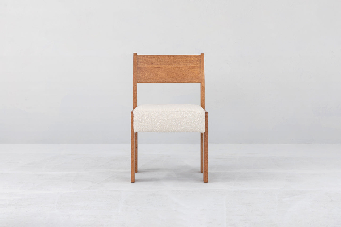 Reka Side Chair in Clay/Cream Boucle Dining Chairs