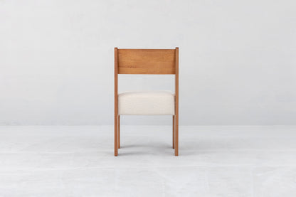 Reka Side Chair in Clay/Cream Boucle Dining Chairs
