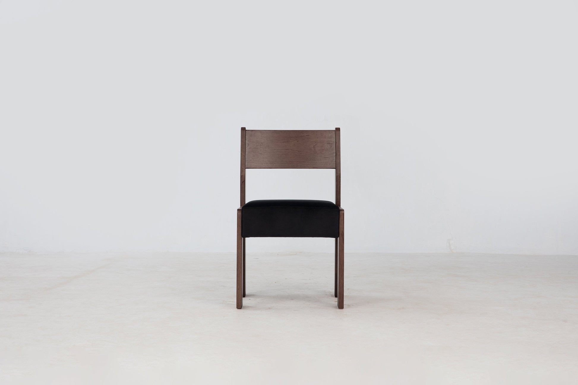 Reka Side Chair in Cocoa and Black Velvet Side Chairs