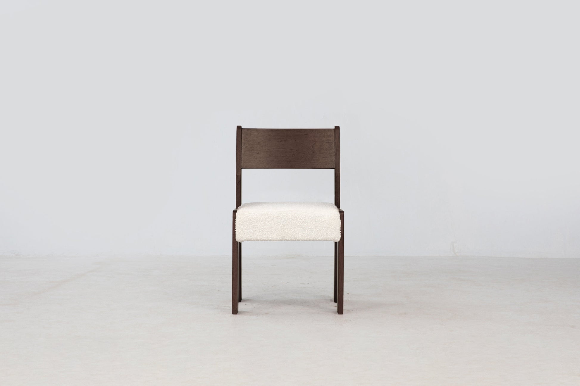 Reka Side Chair in Cocoa/Cream Boucle Dining Chairs