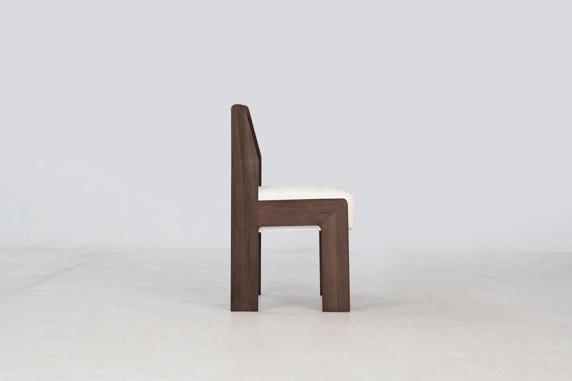 Reka Side Chair in Cocoa/Cream Boucle Dining Chairs