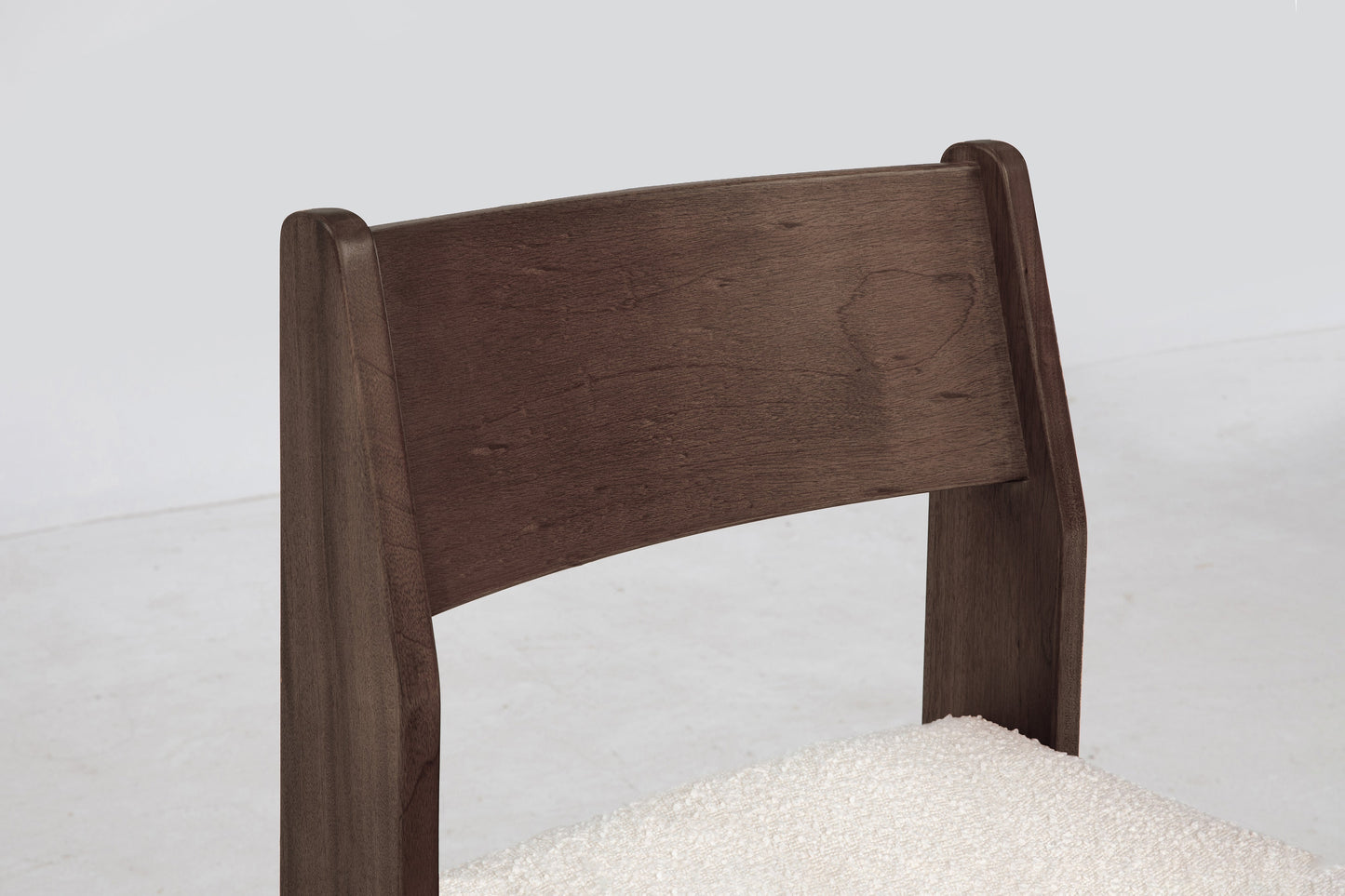 Reka Side Chair in Cocoa/Cream Boucle Dining Chairs