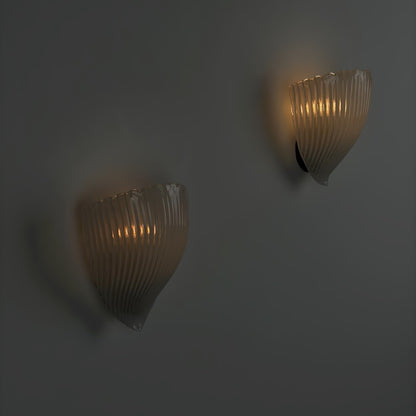 Pair of Model 5777 "Reticello" Wall Sconces by Carlo Scarpa for Venini, 1930s Sconces