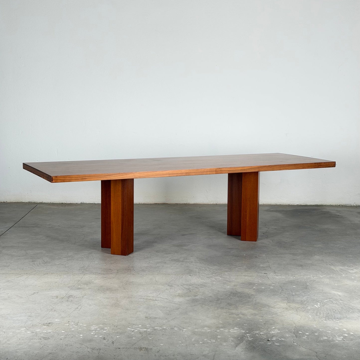 Roberto Poggi for Poggi, Model TL63 Solid Walnut Dining Table, Italy, 1960s Dining Tables