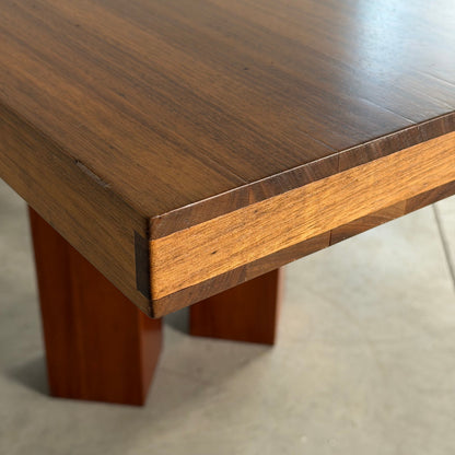 Roberto Poggi for Poggi, Model TL63 Solid Walnut Dining Table, Italy, 1960s Dining Tables