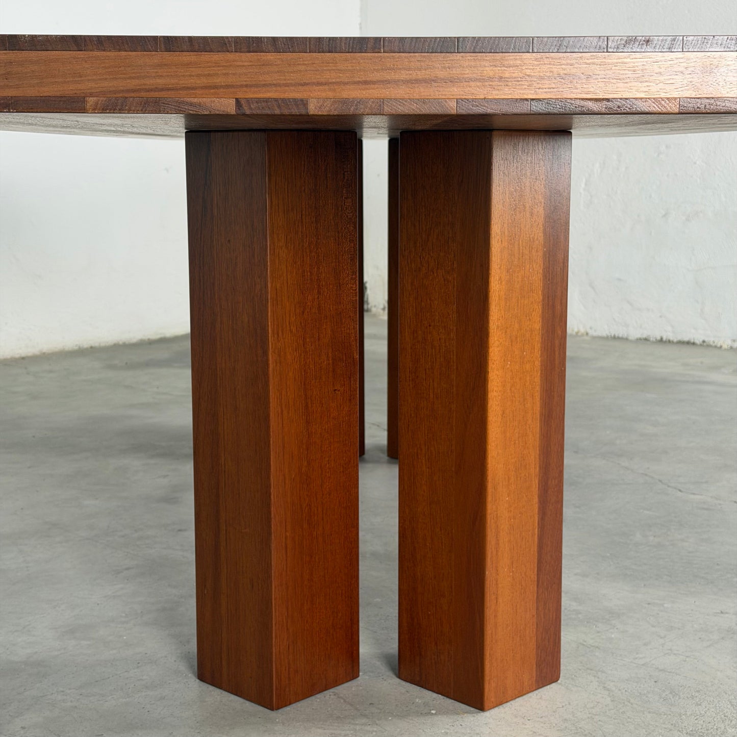 Roberto Poggi for Poggi, Model TL63 Solid Walnut Dining Table, Italy, 1960s Dining Tables
