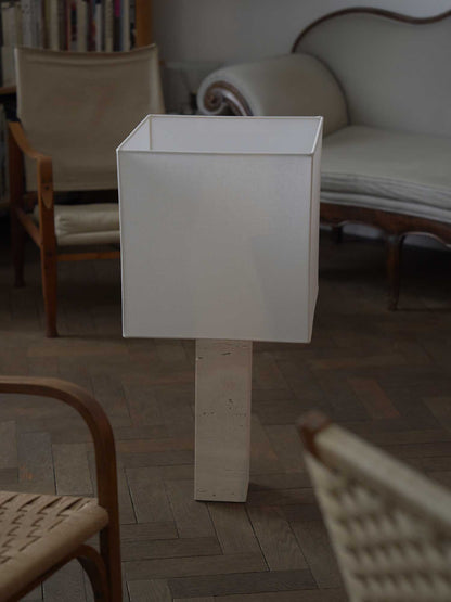 Roma I Table Lamp in White by Nassi Table Lamps