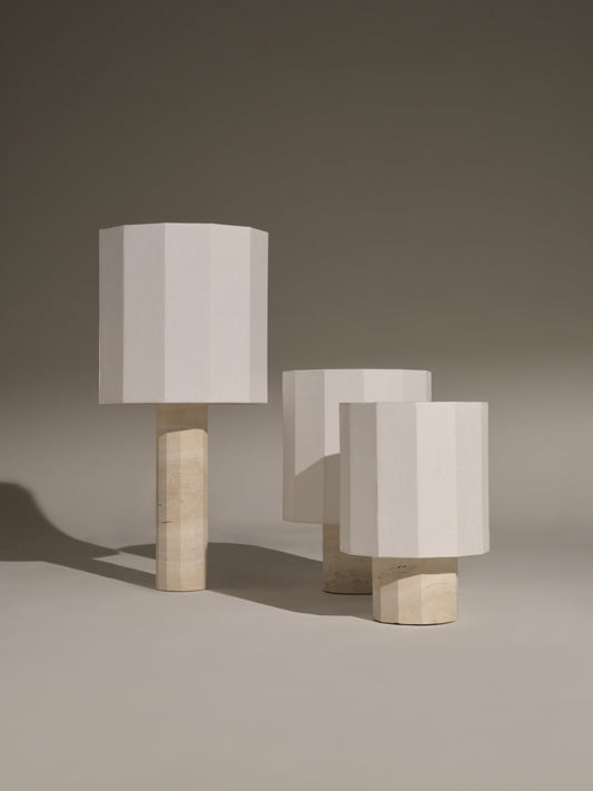 Roma II Table Lamp in White by Nassi Table Lamps