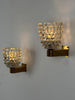 Pair of "Rostrato" Murano Glass Wall Sconces by Ercole Barovier for Barovier & Toso, 1940s Sconces