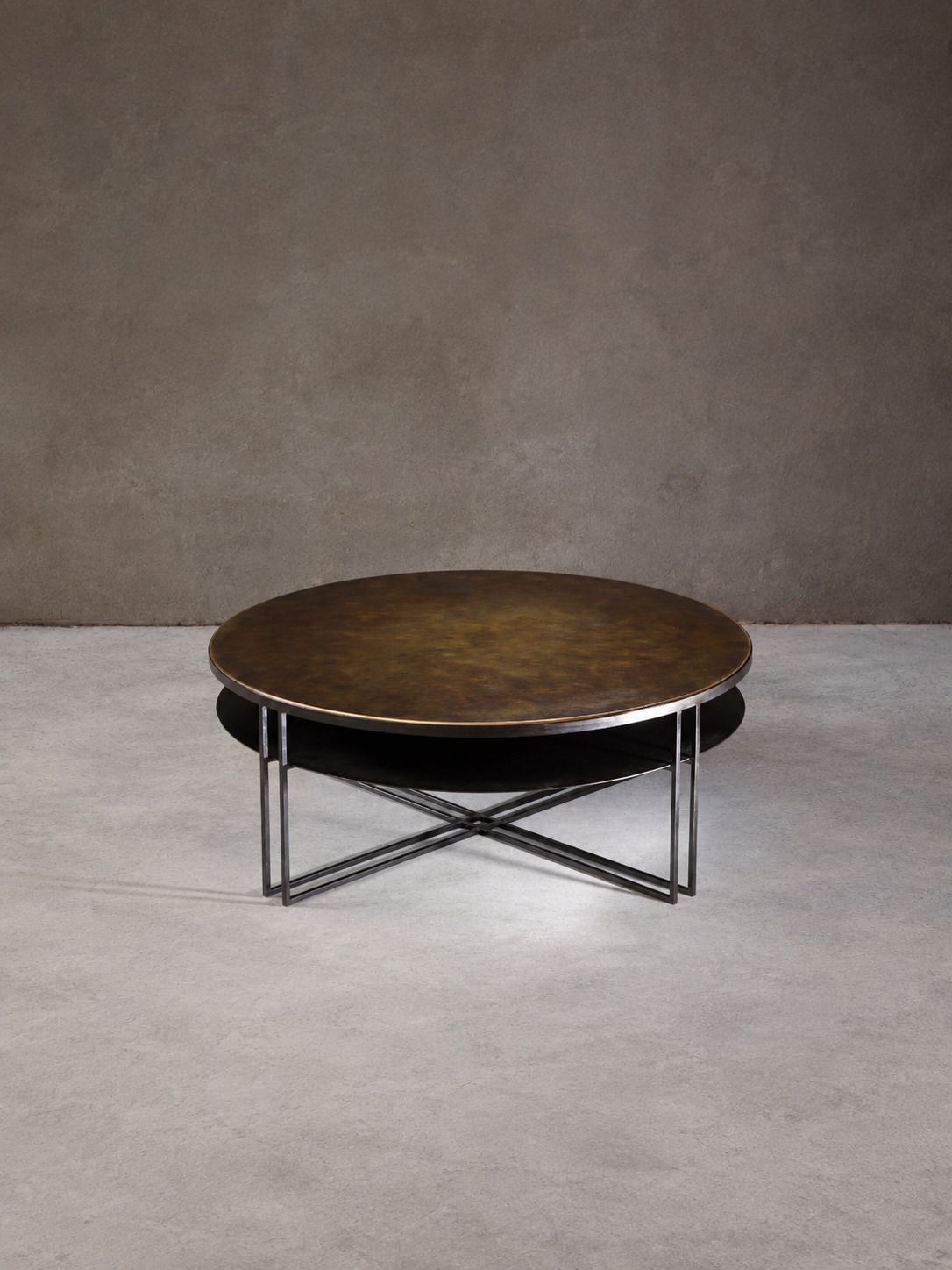 Round Binate Coffee Table by Novocastrian Coffee Tables