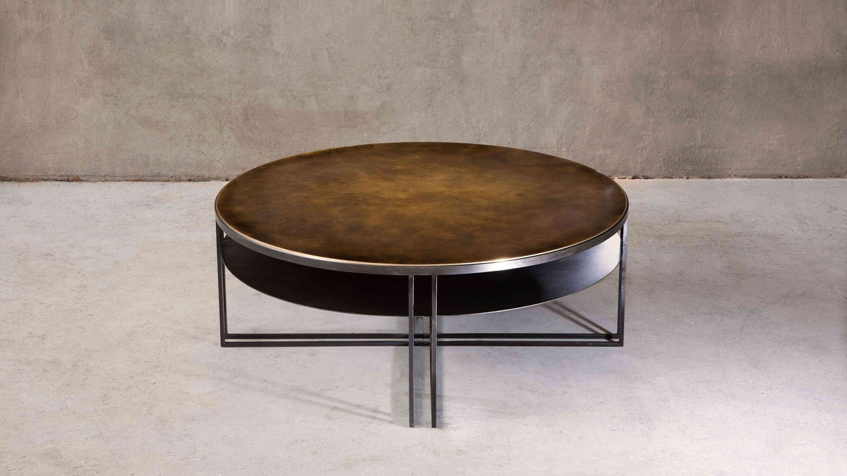 Round Binate Coffee Table by Novocastrian Coffee Tables
