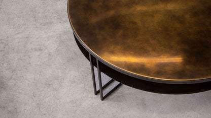 Round Binate Coffee Table by Novocastrian Coffee Tables