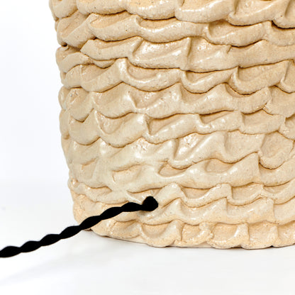 Round Casa Table Light in Sand, Medium by Project 213A Table Lamps