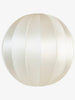 Round Extra Large Lampshade in Off-White Silk Lamp Shades