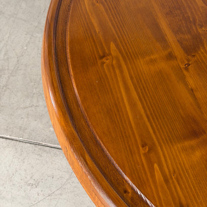 Round Pine Coffee Table, Charlotte Perriand for Les Arcs Design, France, 1960s Coffee Tables