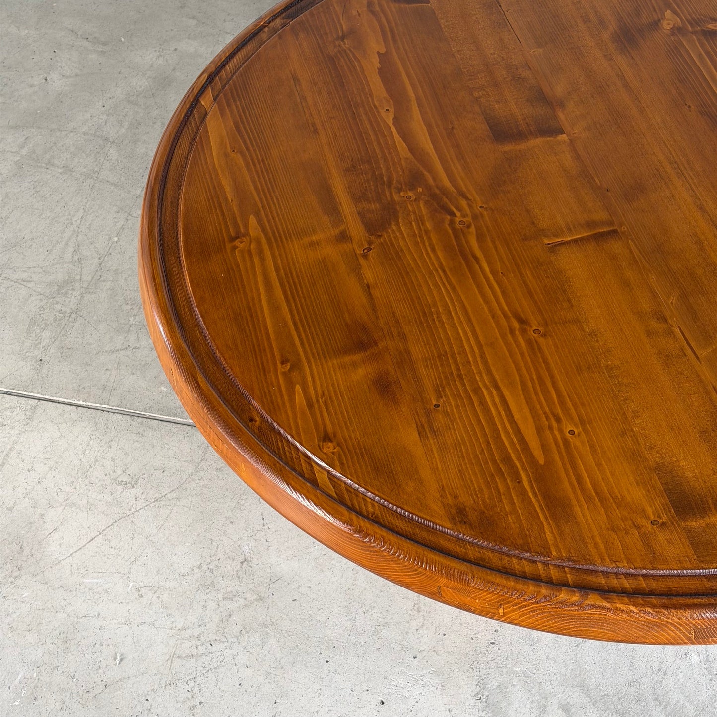 Round Pine Coffee Table, Charlotte Perriand for Les Arcs Design, France, 1960s Coffee Tables