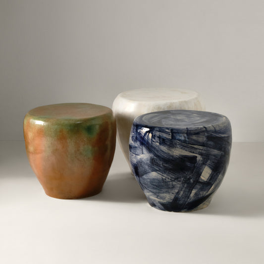 Rounded Medium Ceramic Side Table