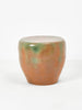 Rounded Medium Ceramic Side Table in Green Sand End Tables
