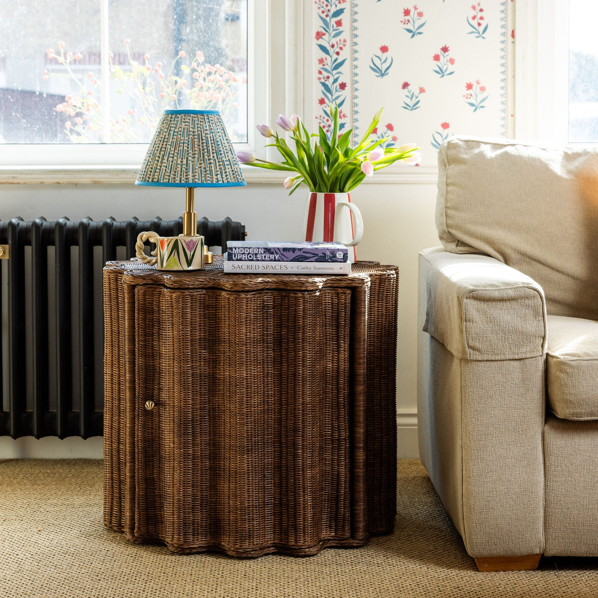 Ruby Rattan Side Table, End Tables – Claude Home