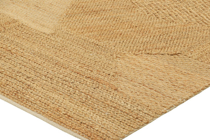 Rug & Kilim's Abstract Flatweave in Beige-Brown with Geometric Patterns Rugs