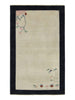 Rug & Kilim's Chinese Art Deco Runner Rug in Cream White with Floral Pattern Rugs