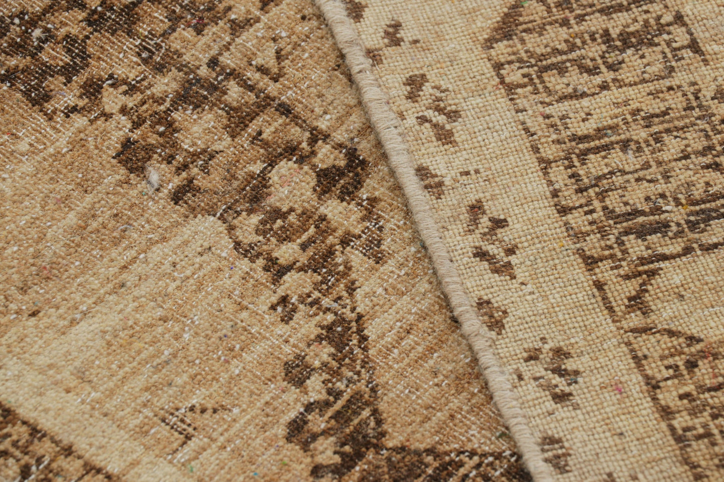 Rug & Kilim's Oriental Rug in Brown with Medallion and Geometric Patterns Rugs