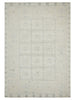 Rug & Kilim's Scandinavian Rug in Cream White and Gray Geometric Patterns Rugs