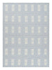 Rug & Kilim's Scandinavian Rug with Ice Blue and White Geometric Patterns Rugs