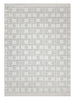 Rug & Kilim's Scandinavian Rug in White and Gray Geometric Patterns Rugs