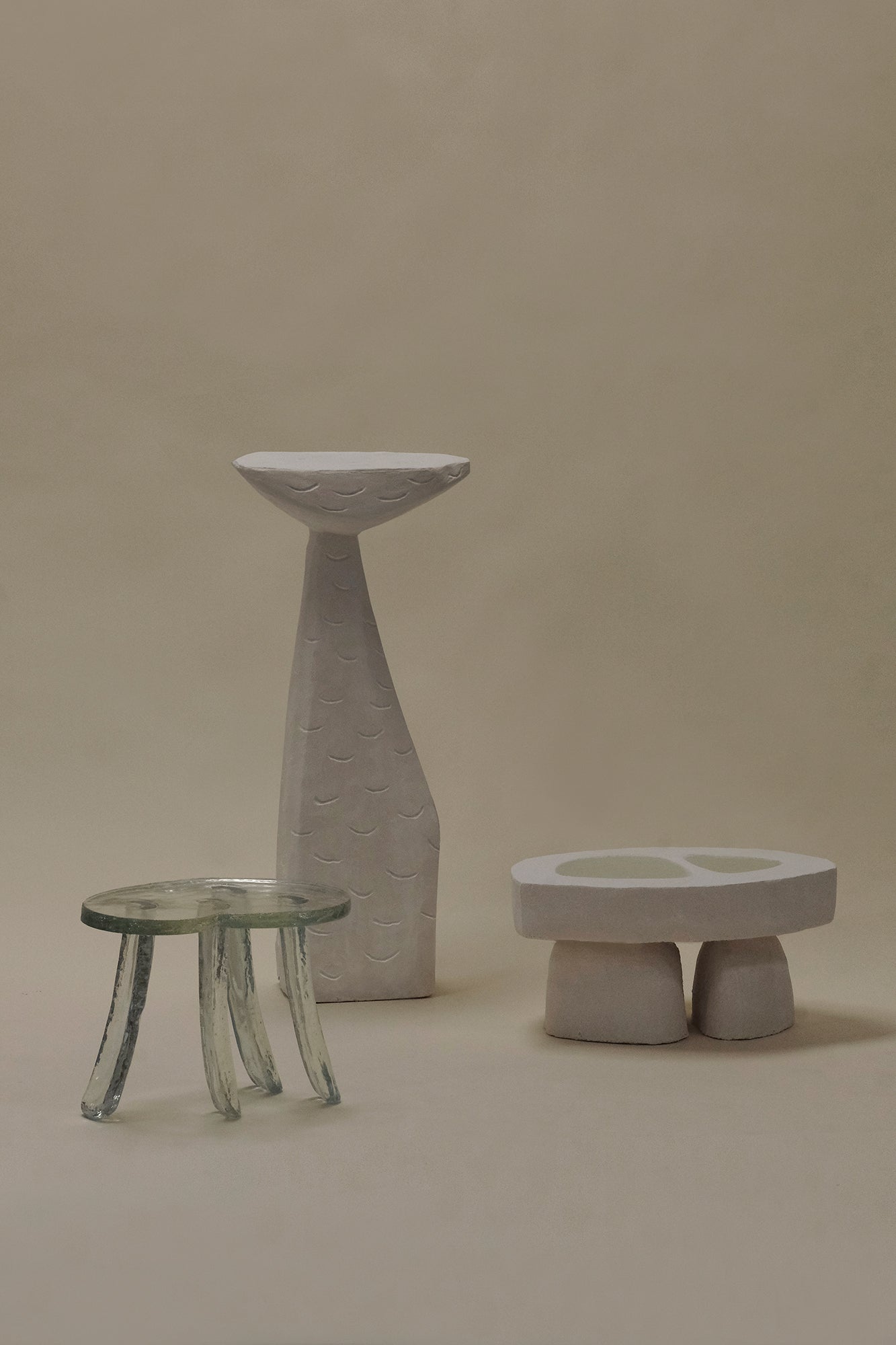 Ruins Totem by Szymon Keller Sculptures