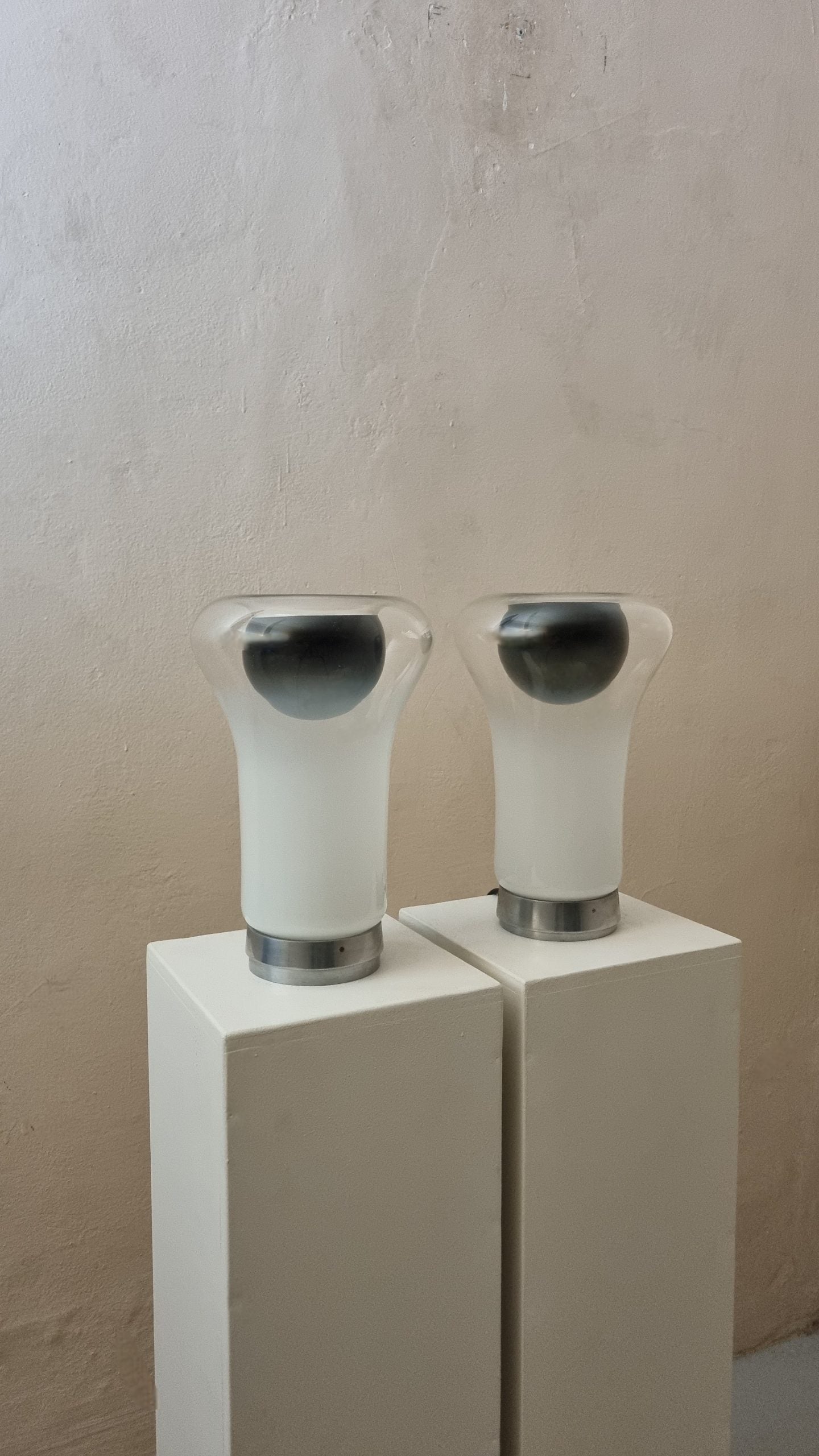 Saffo Desk Lamp Designed by Angelo Mangiarotti for Artemide, Italy 1967 Table Lamps