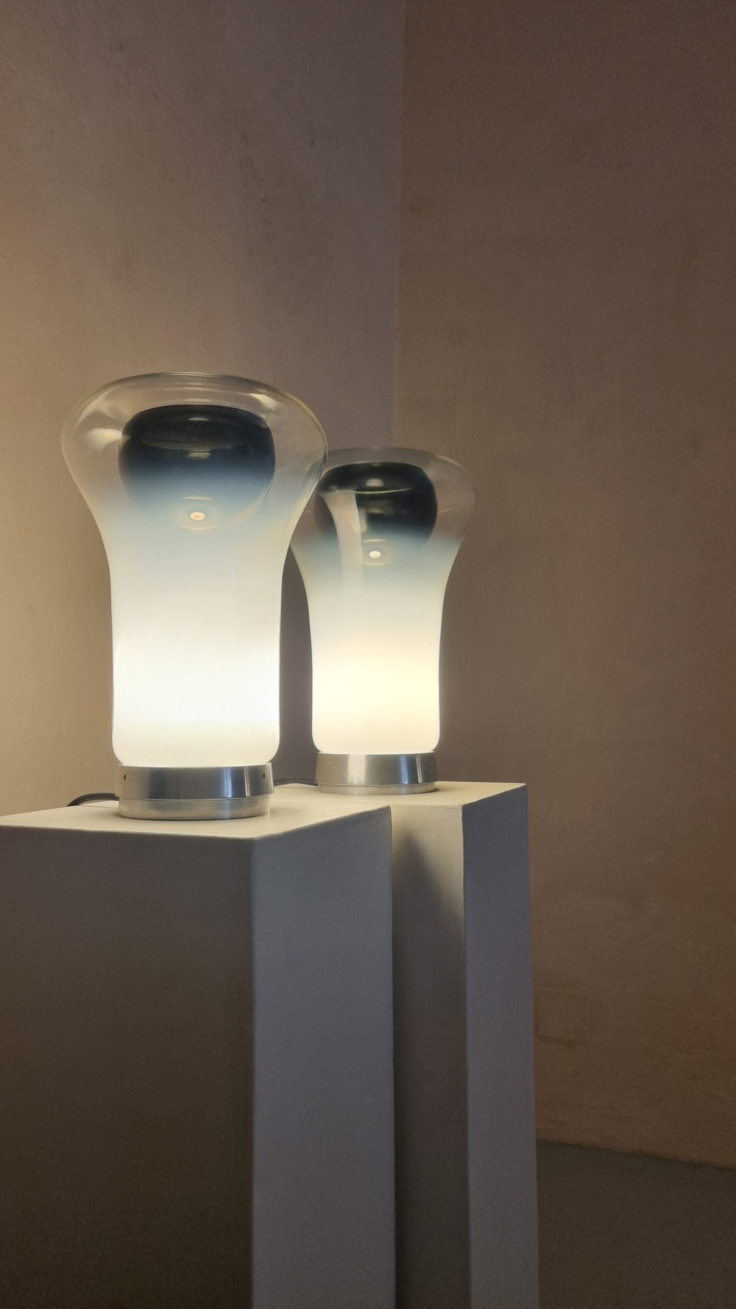 Saffo Desk Lamp Designed by Angelo Mangiarotti for Artemide, Italy 1967 Table Lamps